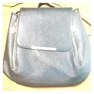 Small leather backpack